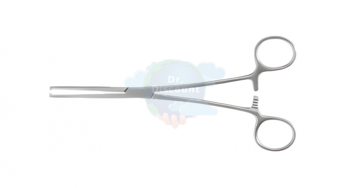 Зажим Kocher-Ochsner гемостатические, прямые, 1x2 зуба, 20 см