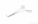 Зажим диссекционный Overholt, сильно изогнутый, S-образный, длина 21 см