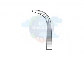 Зажим гемостатический Gemini, изогнутый, длина 28 см
