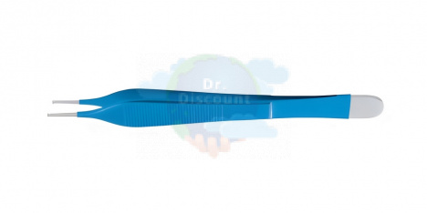 Пинцет Adson изолированные для монополярной коагуляции, 1x2 зуба, 15 см