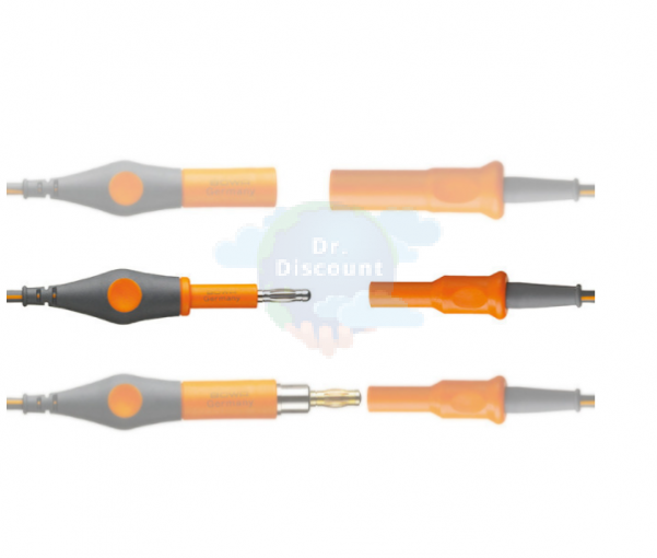 Кабель монополярный, коннектор 4 мм, для 4 мм, длина 4,5 м