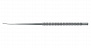 Микродиссектор слегка изогнутый, 1,5 мм, сталь, общ. длина 185 мм