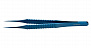 Микропинцет с прямой ручкой, кончик 0,2 мм, общ. длина 155 мм