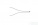 Пинцет хирургический Adson, 1х2-зубый, прямой, длина 12 см